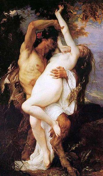 Alexandre Cabanel Nymphe et Saty